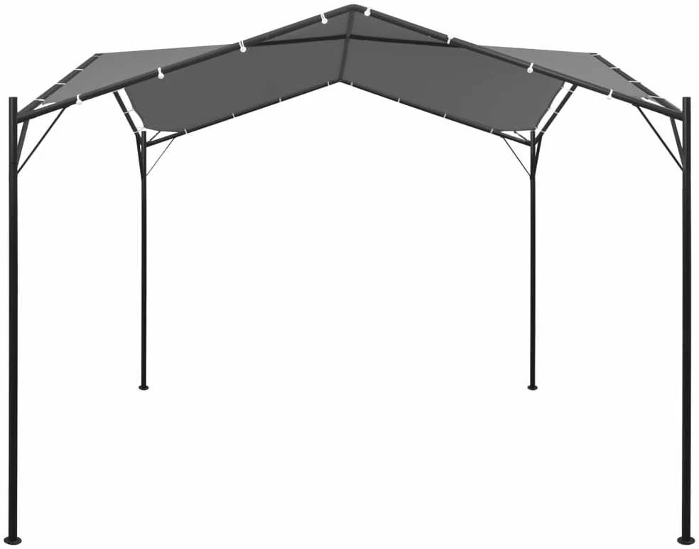 Pavėsinė, antracito spalvos, 4x4 m