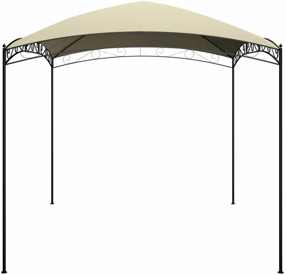 Pavėsinė, kreminės spalvos, 3x4x2,65m, 180 g/m²