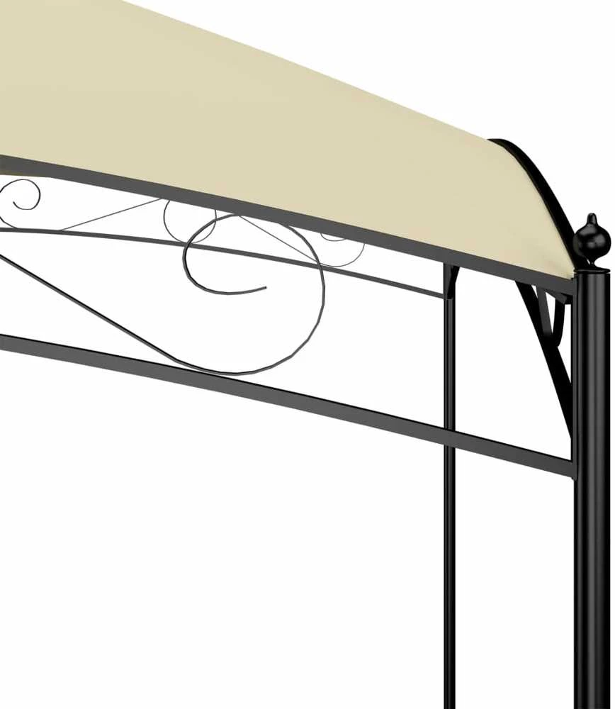 Pavėsinė, kreminės spalvos, 3x4x2,65m, 180 g/m²