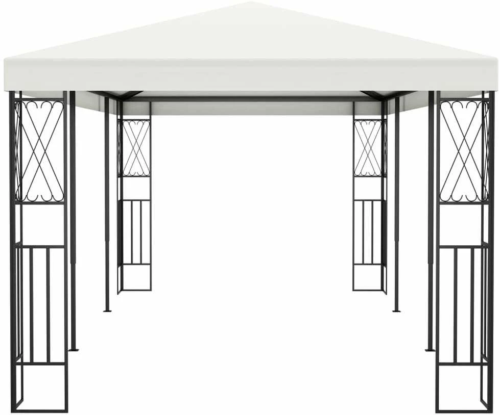 Pavėsinė, kreminės spalvos, 3x6m, audinys