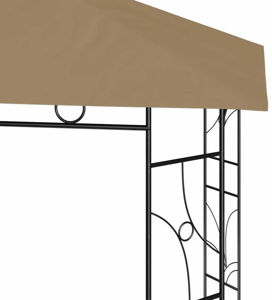 Pavėsinė, taupe spalvos, 3x3x2,7m, 160g/m²
