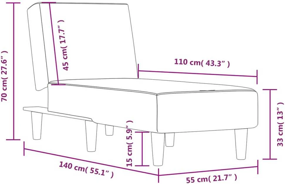 Sofa Poilsio gultas, juodos spalvos, audinys