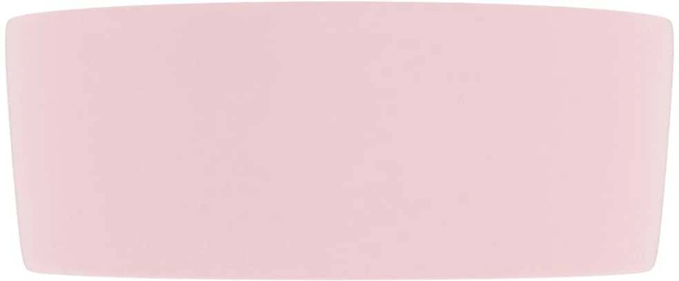 Prabangus praustuvas, matinis rožinis, 40x15cm, keramika
