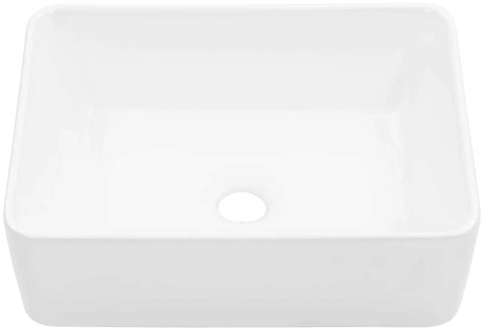 Praustuvas, baltos sp., 40x30x13cm, keramika