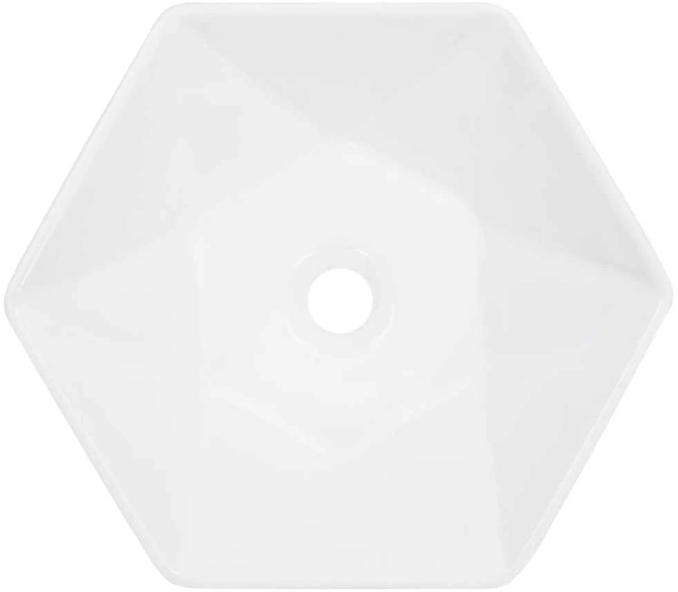 Praustuvas, baltos sp., 41x36,5x12cm, keramika