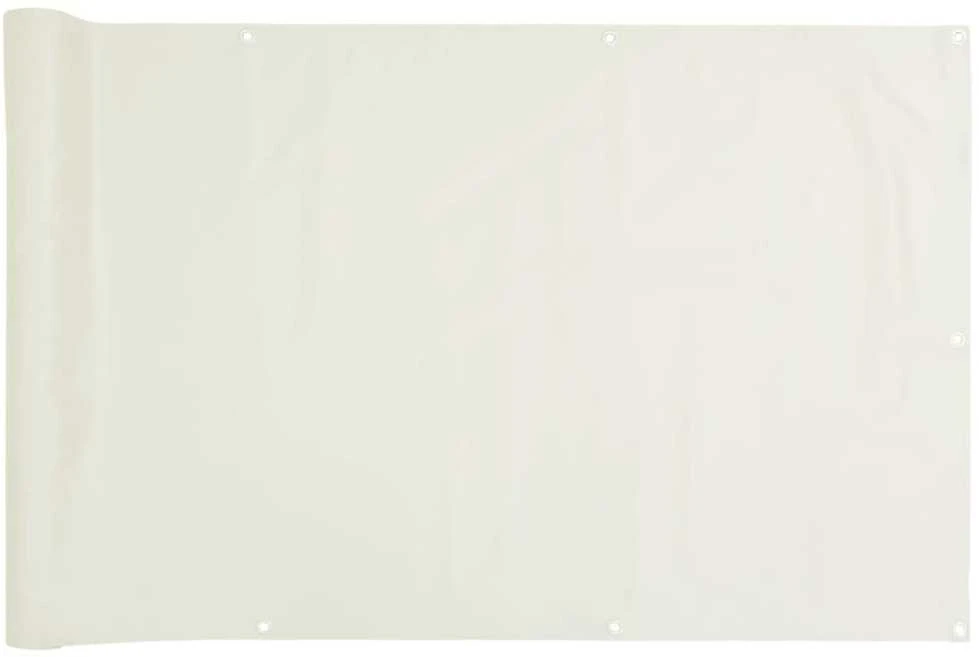 Privatumo suteikianti sodo pertvara, balta, 400x120m, PVC
