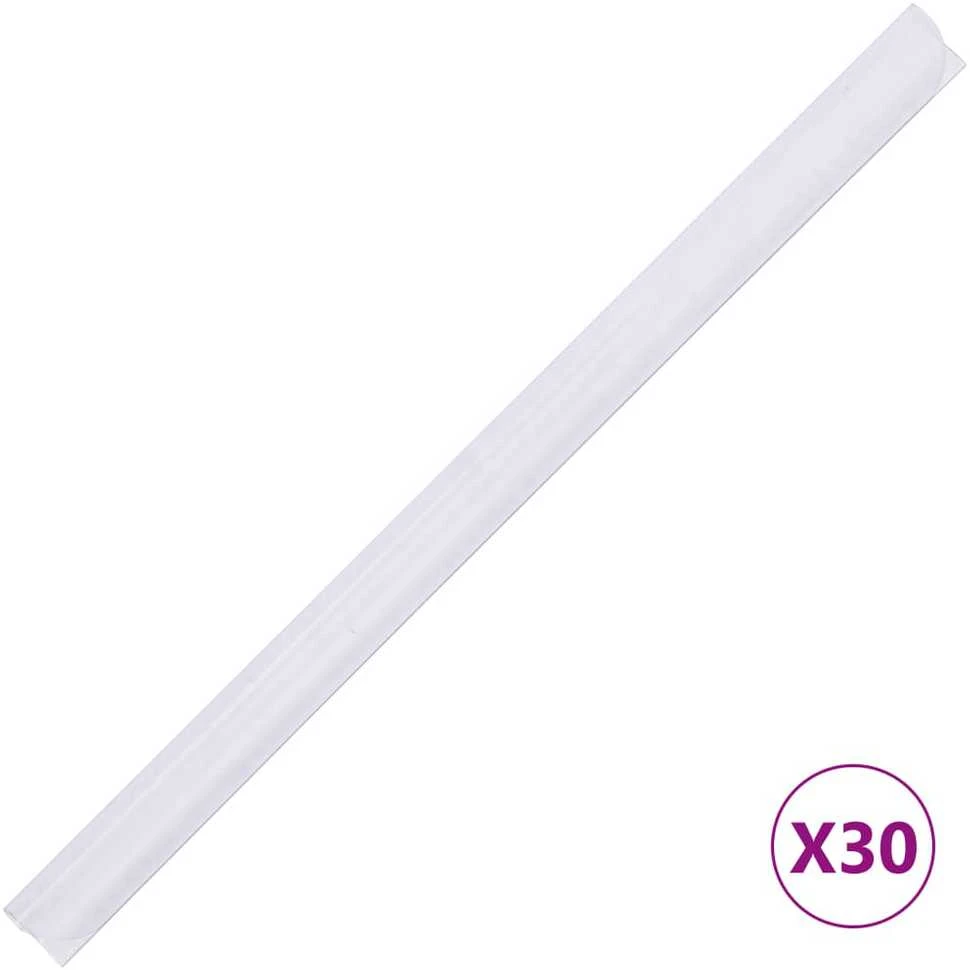 Privatumo suteikianti sodo pertvara, balta, 70x0,19m, PVC