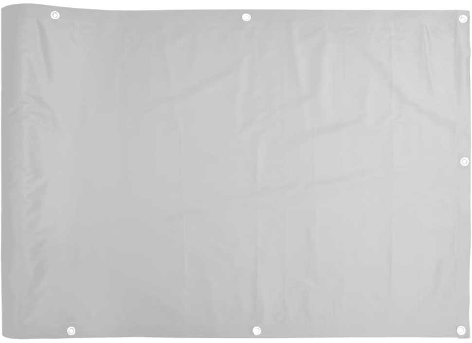 Privatumo suteikianti balkono pertvara, pilka, 600x90cm, PVC