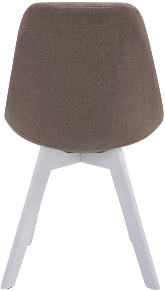 Mville "Borneo V2" lankytojų kėdė, baltas audinys