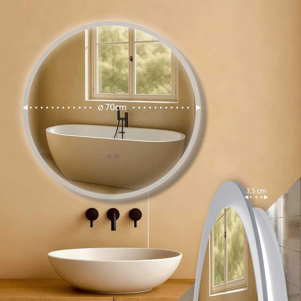 Vonios veidrodis Laconia 70 be Bluetooth