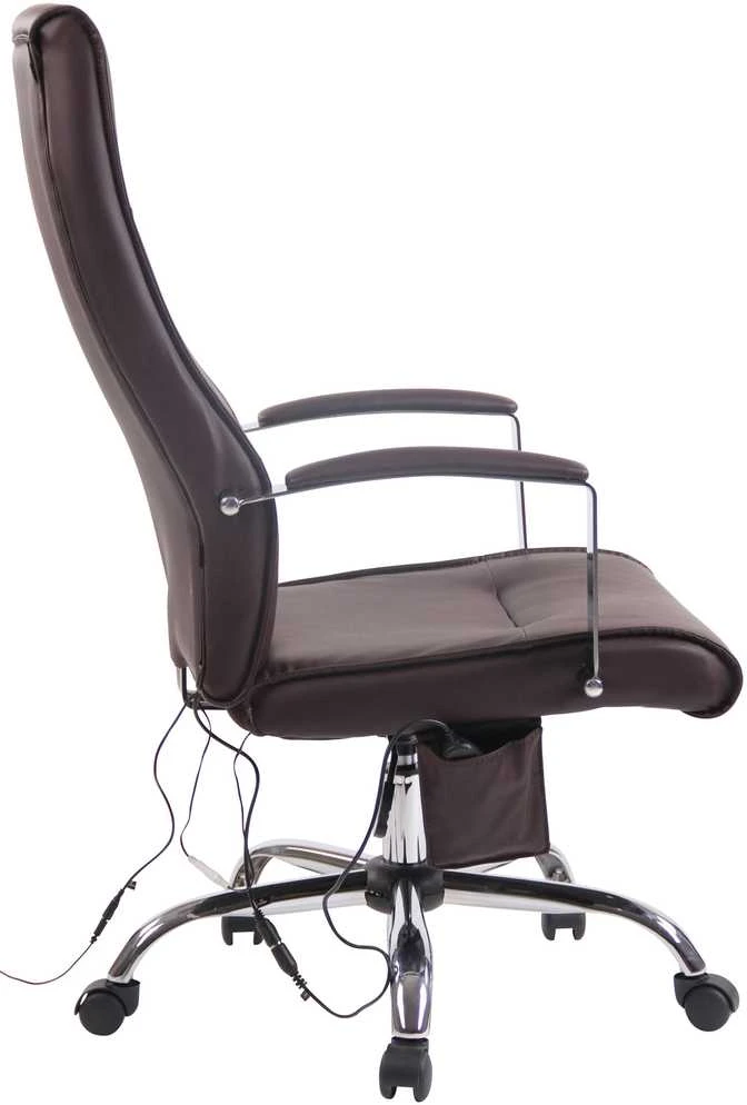Mville Portland biuro kėdė iš dirbtinės odos su masažo funkcija