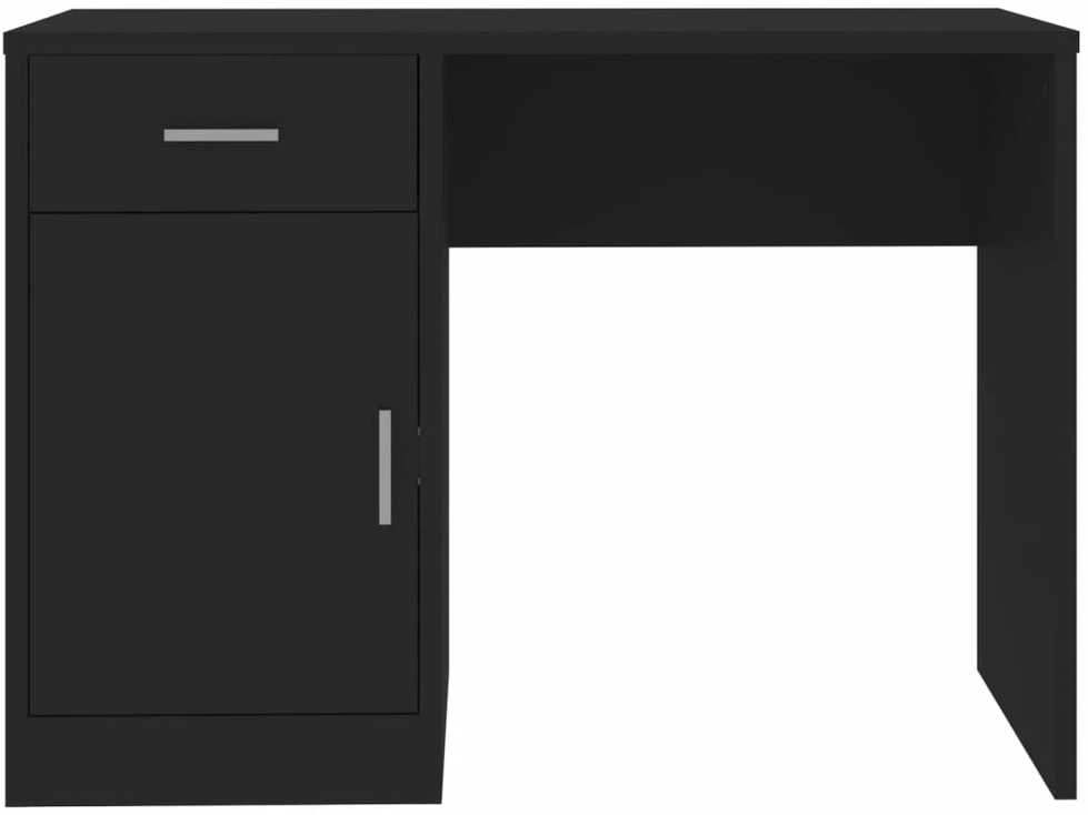 Rašomasis stalas, juodas, 100x40x73cm, mediena