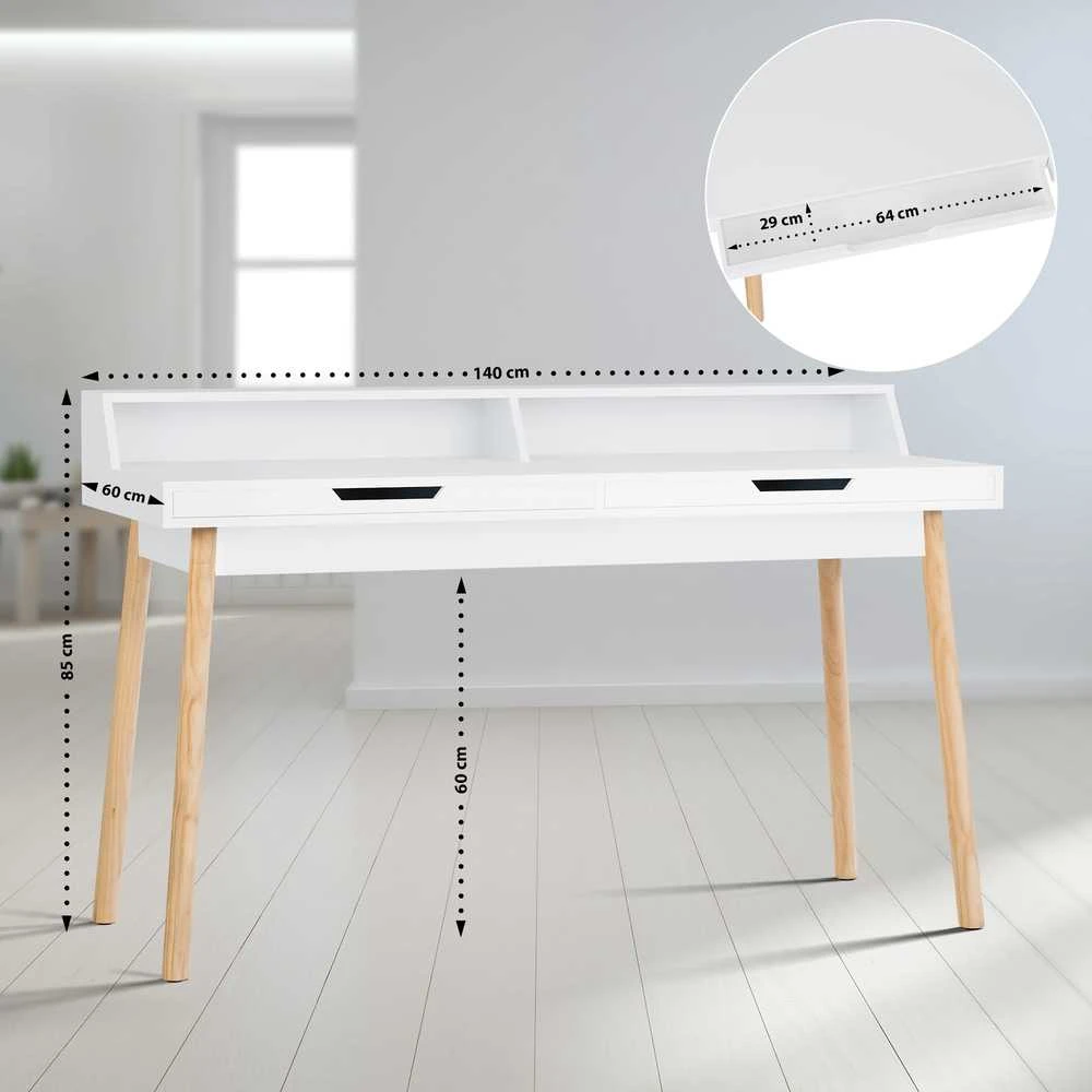 Mville Rašomasis stalas Eaton 140 cm