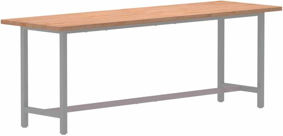 Darbastalio stalviršis, 180x55x2,5cm, bukmedžio masyvas