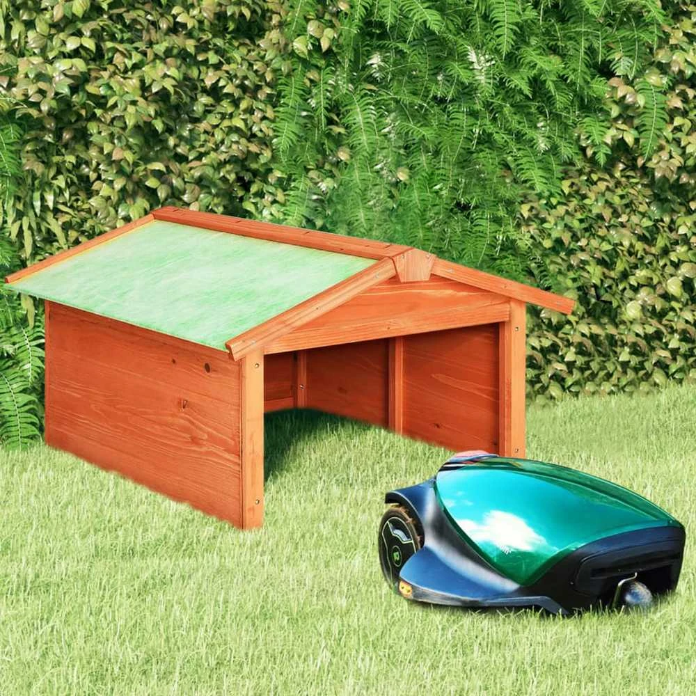 Roboto vejapjovės garažas, 72x87x50cm, eglės medienos masyvas