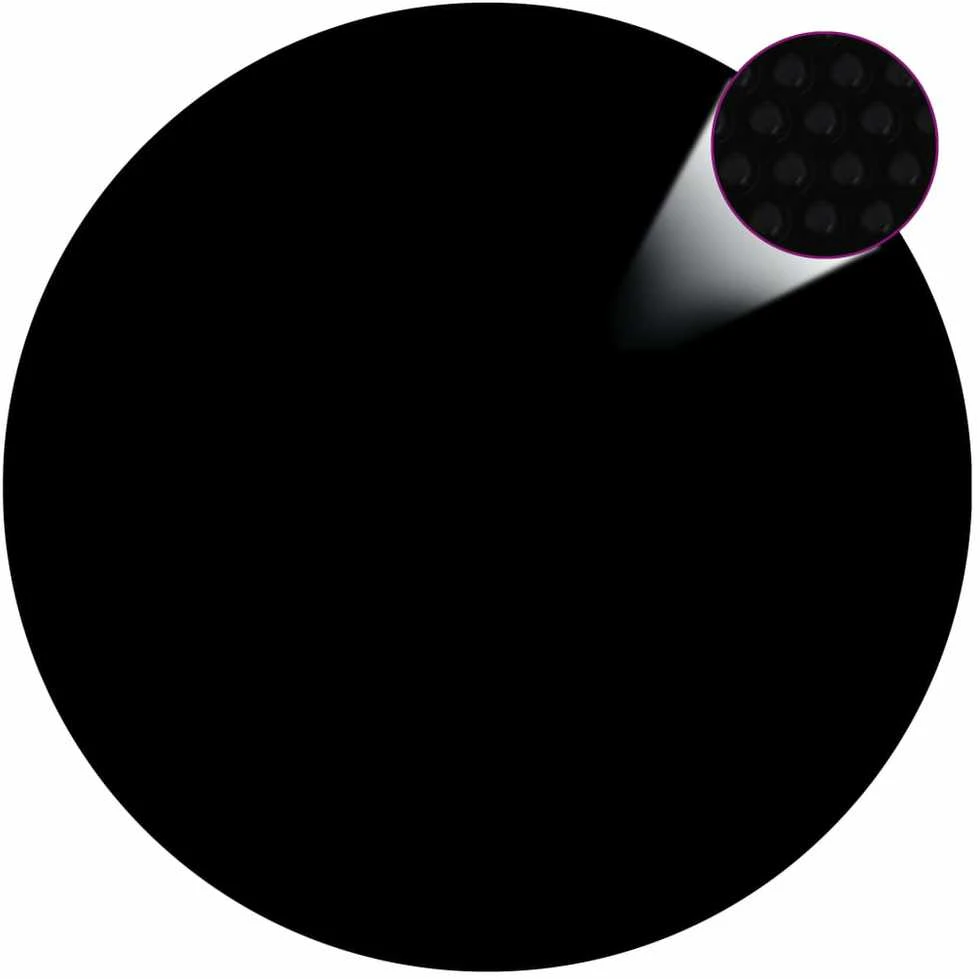 Saulę sugerianti baseino plėvelė, juoda/mėlyna, 549cm, PE