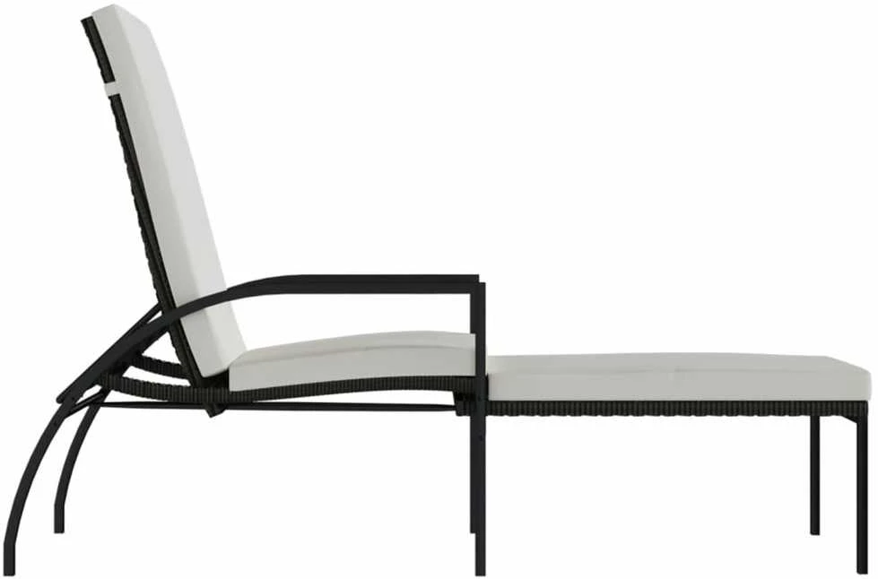 Sofa Saulės gultai su pakojomis, 2vnt., rudos spalvos, PE ratanas