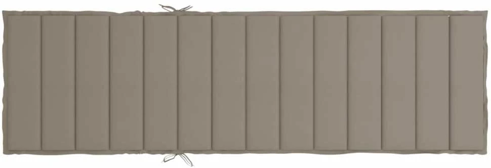 Saulės gulto čiužinukas, taupe spalvos, 200x70x3cm, audinys