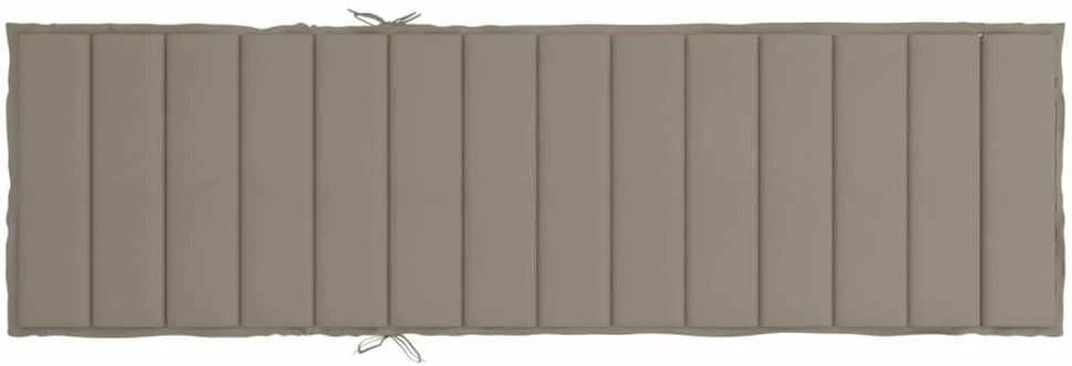 Saulės gulto čiužinukas, taupe spalvos, 200x60x3cm, audinys