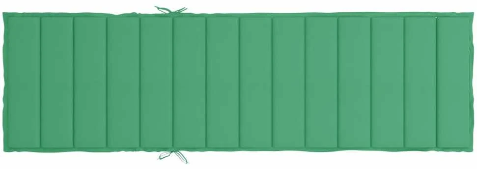 Saulės gulto čiužinukas, žalios spalvos, 200x50x3cm, audinys