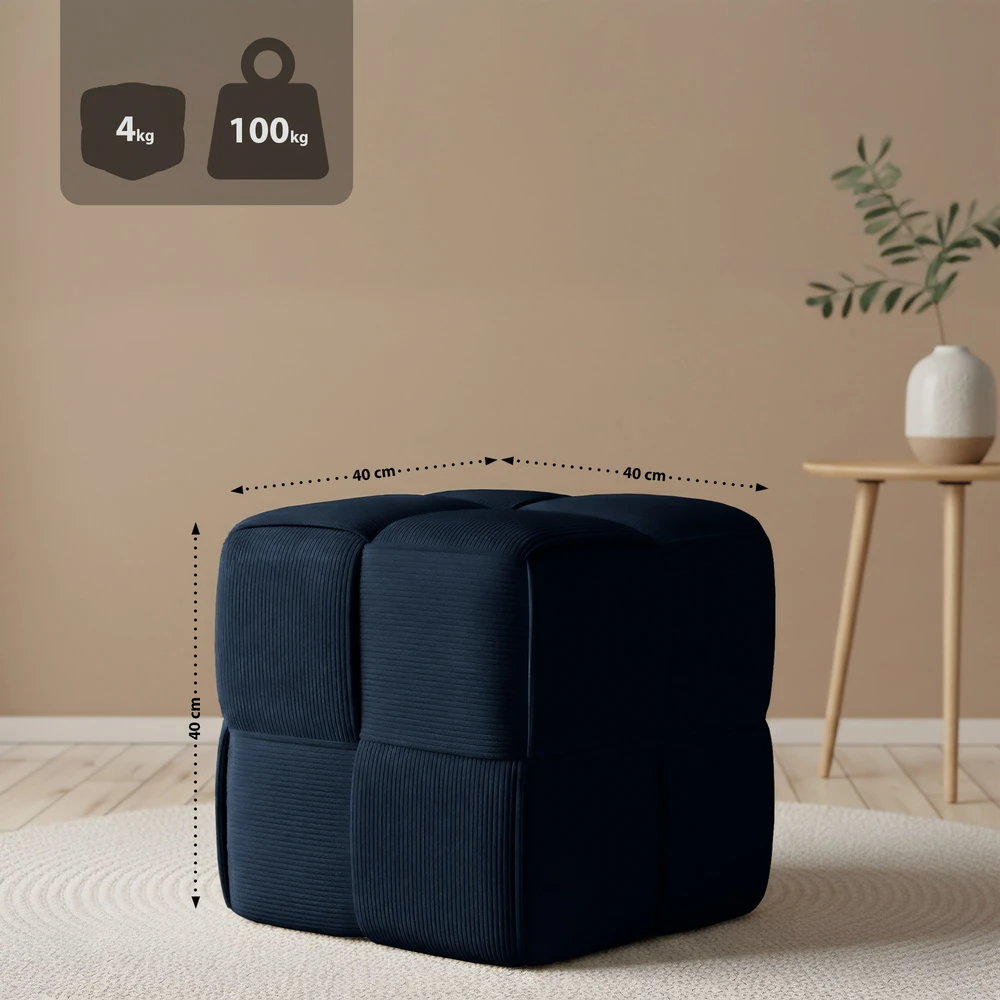 Sėdimoji pufė „Forinta Cord“