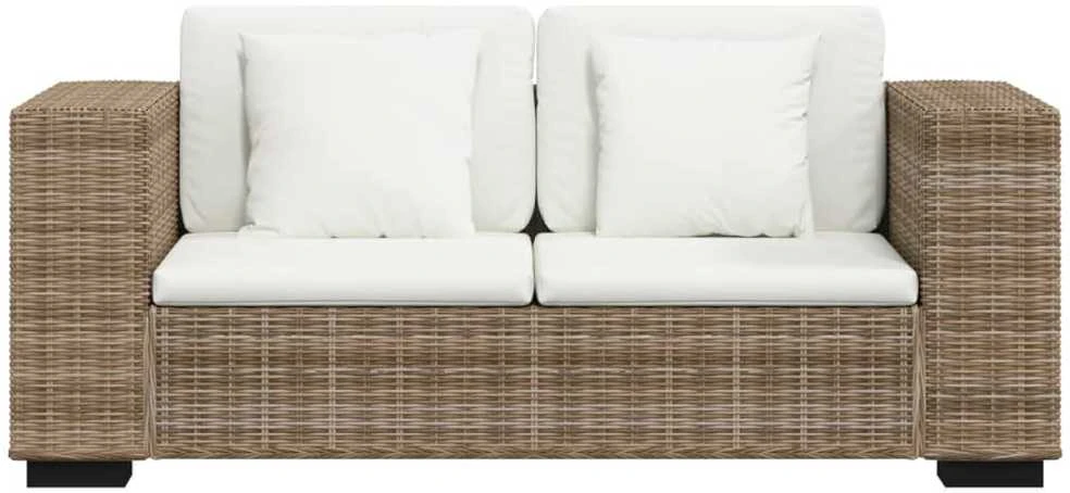 Sofa Septynių dalių dvivietės sofos komplektas, ratanas