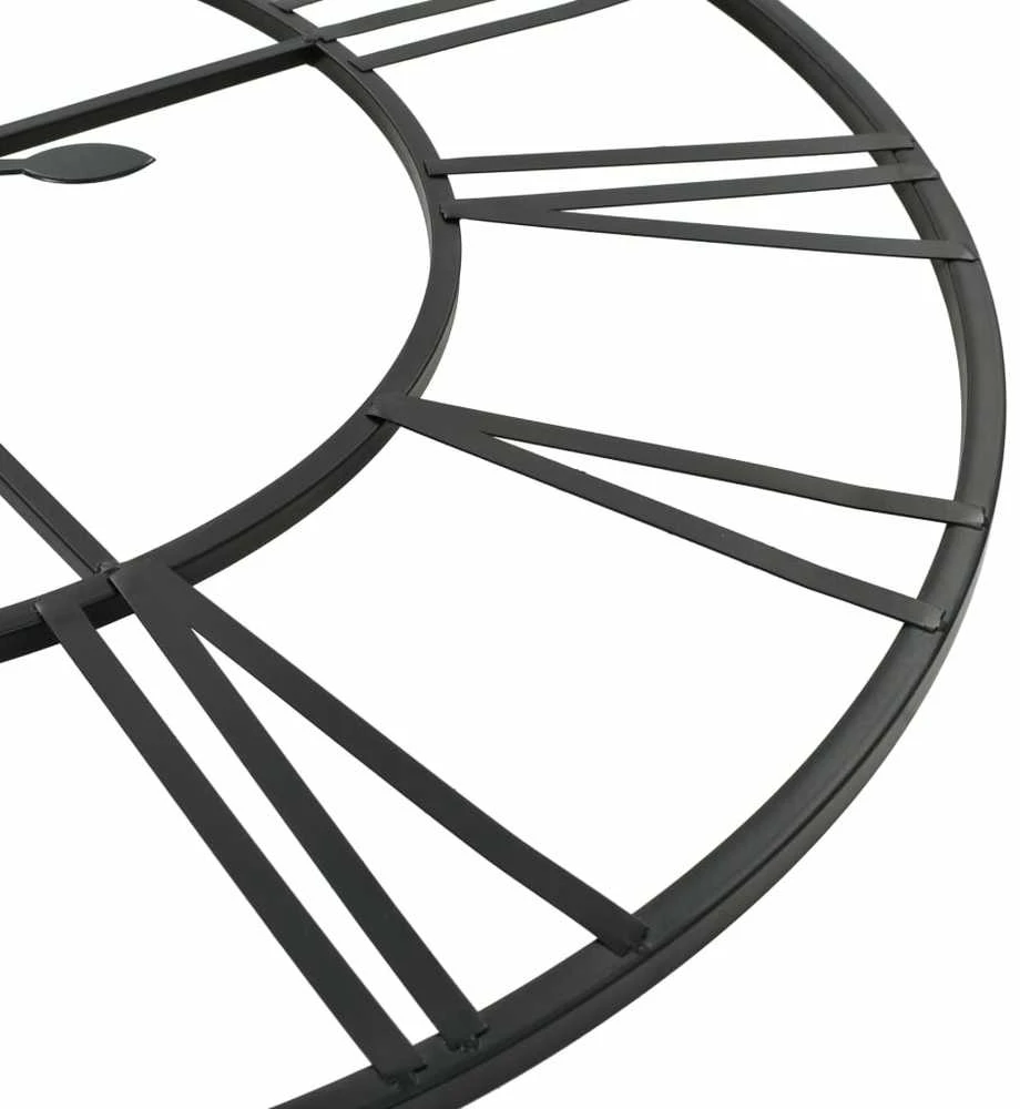 Sien. laikrodis, vintaž. stil., kvarc. mech., metal., 80cm, XXL