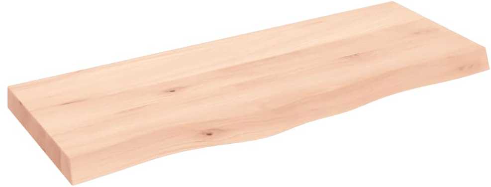 Sieninė lentyna, 100x40x(2–6)cm, neapdorotas ąžuolo masyvas