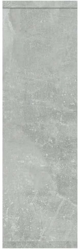 Sieninė lentyna, betono pilkos spalvos, 85x16x52,5cm, mediena