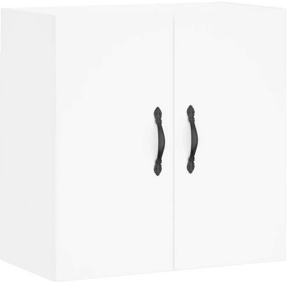 Sieninė spintelė, baltos spalvos, 60x31x60cm, apdirbta mediena