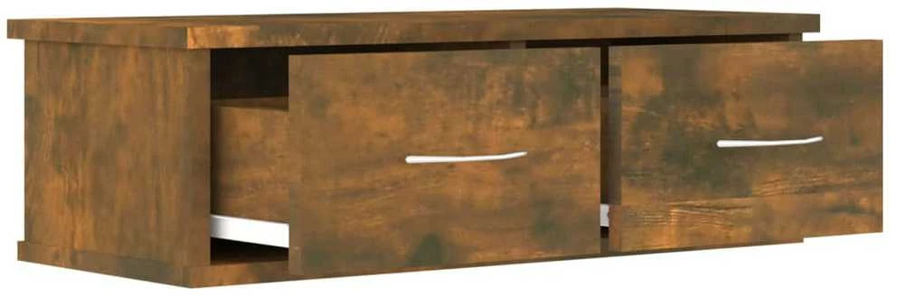 Sieninė spintelė, dūminio ąžuolo, 60x26x18,5cm, mediena