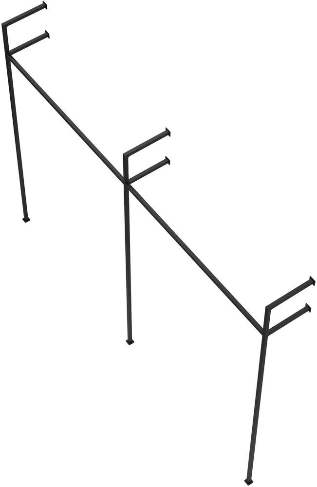 Sieninis drabužių kabyklos stovas „Merton“, 295,5 x 35 x 220 cm