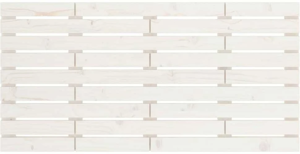 Lova Sieninis galvūgalis, baltas, 146x3x63cm, pušies masyvas