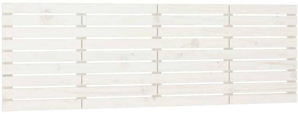 Lova Sieninis galvūgalis, baltas, 166x3x63cm, pušies masyvas