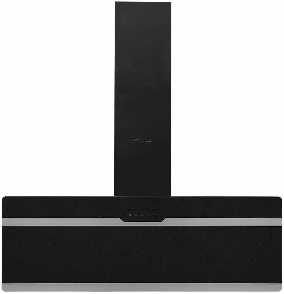 Sieninis gartraukis, juodas, 90cm, plienas ir grūdintas stiklas