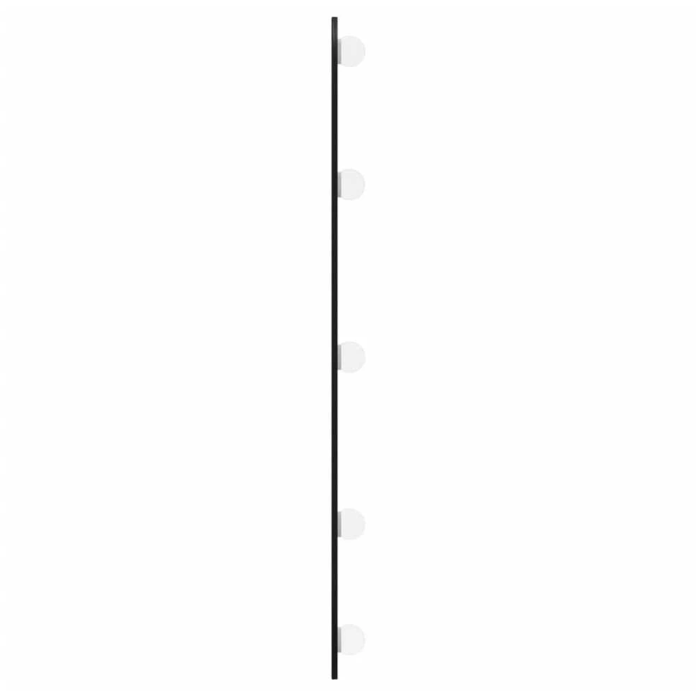 Sieninis veidrodis su LED lemputėmis, 35x80cm, stiklas