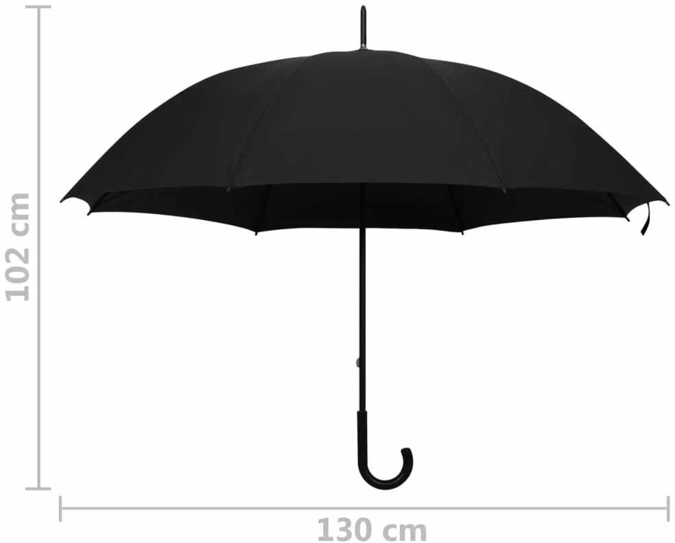 Skėtis, juodos spalvos, 130cm