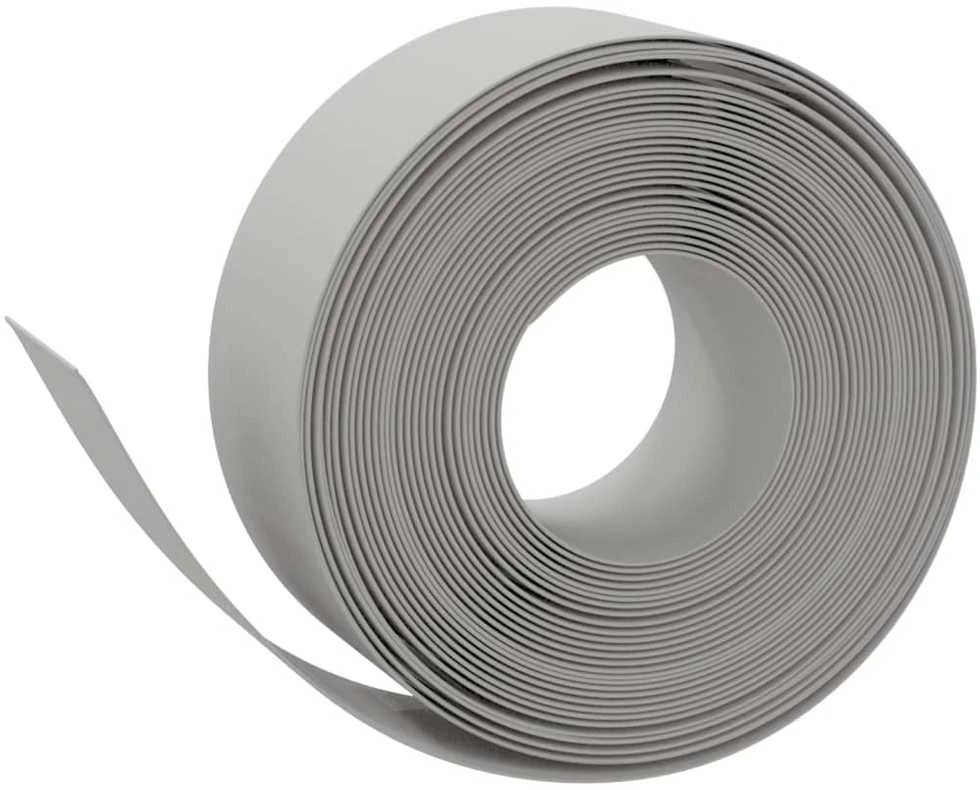 Sodo apvadas, pilkos spalvos, 10m, 20cm, polietilenas