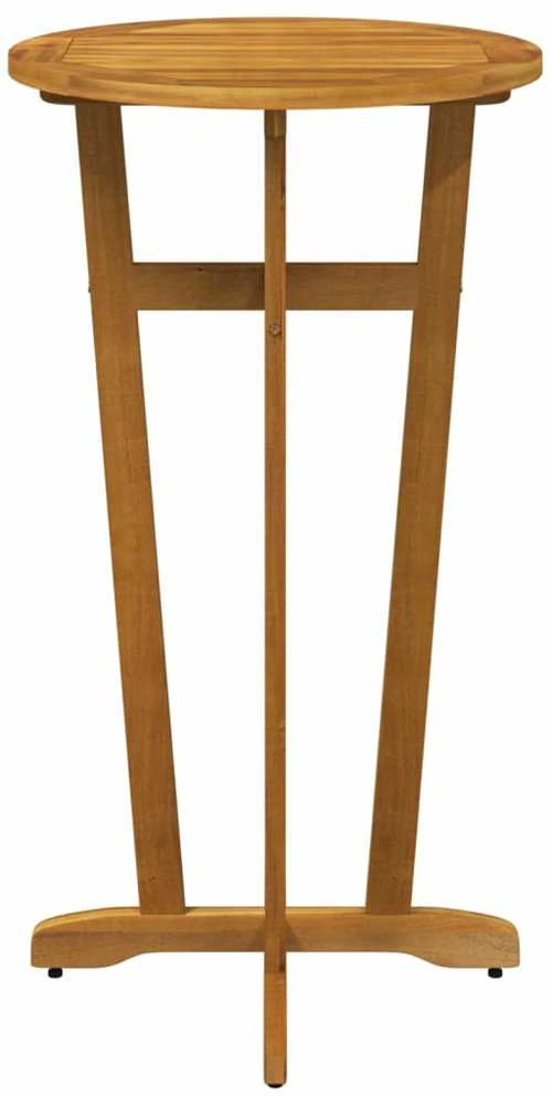 Sodo baro stalas, 60x105cm, akacijos medienos masyvas