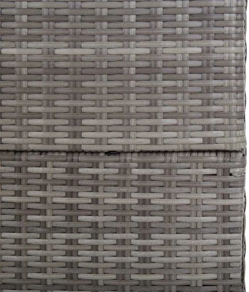 Sodo daiktadėžė, pilkos spalvos, 150x100x100cm, poliratanas