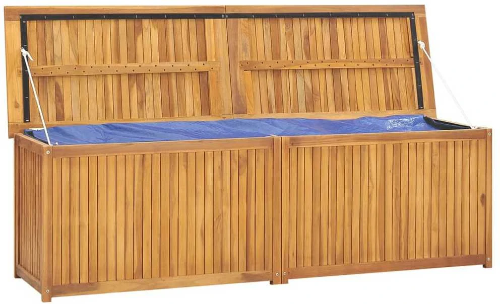 Sodo dėžė, 175x50x55cm, tikmedžio medienos masyvas