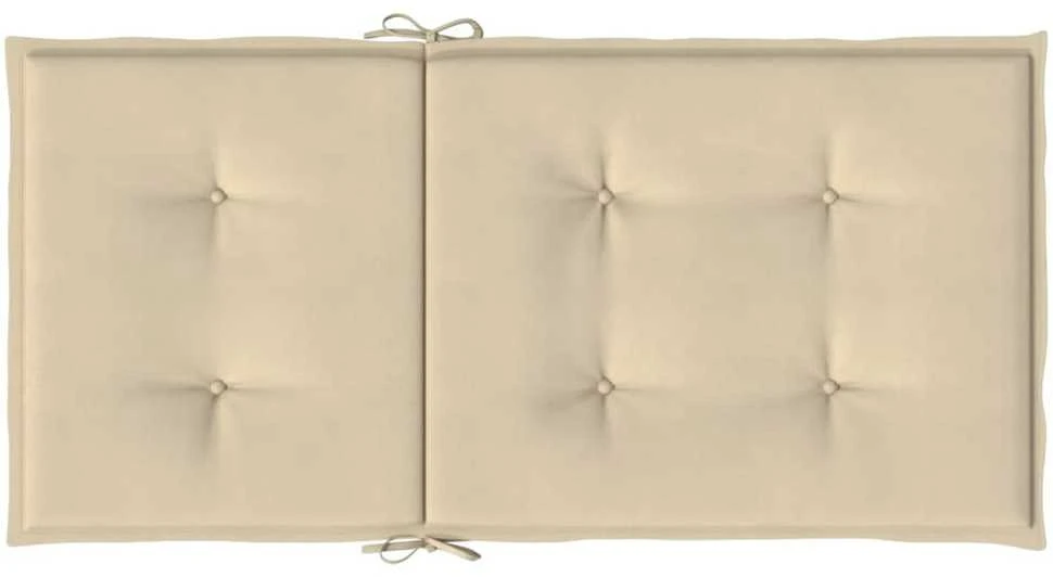 Sodo kėdės pagalvėlės, 4vnt., smėlio, 100x50x3cm, audinys