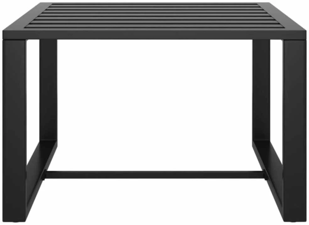 Lauko baldų komplektas Sodo komplektas su pagalvėlėmis, 4 dalių, antracito, aliuminis
