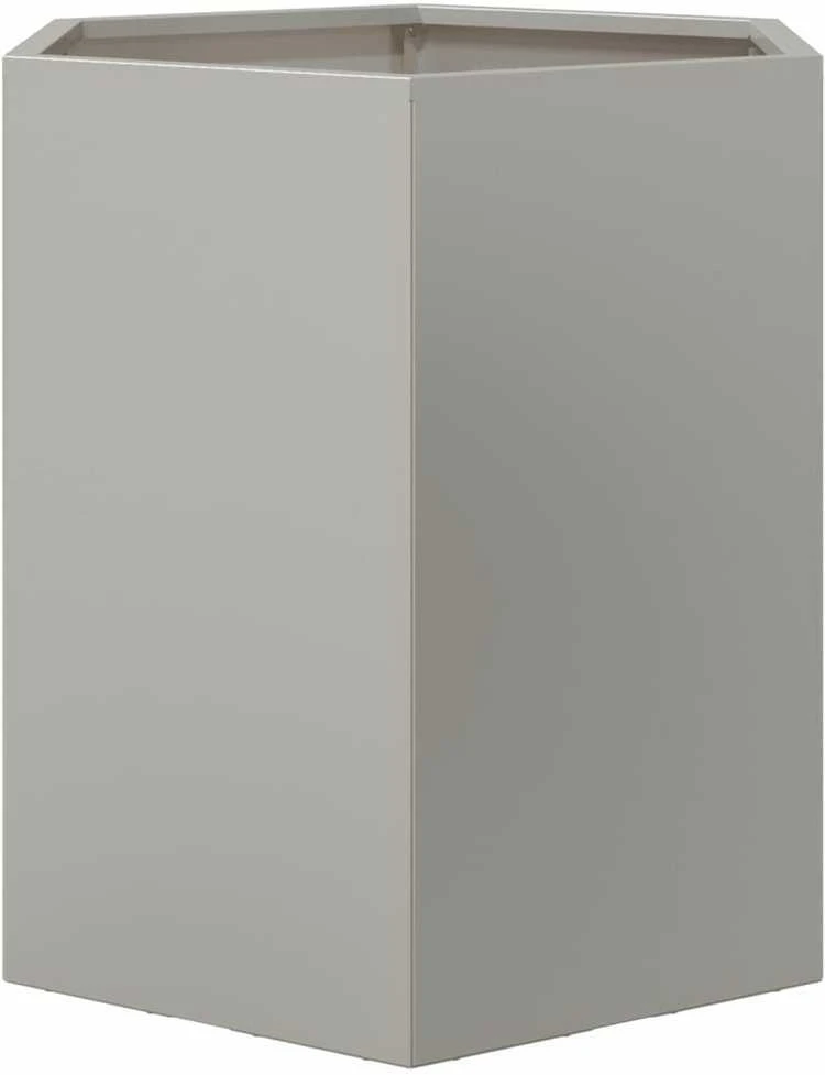 sodo sodinukai 2 vnt šešiakampis 46x40x45cm nerūdijančio plieno