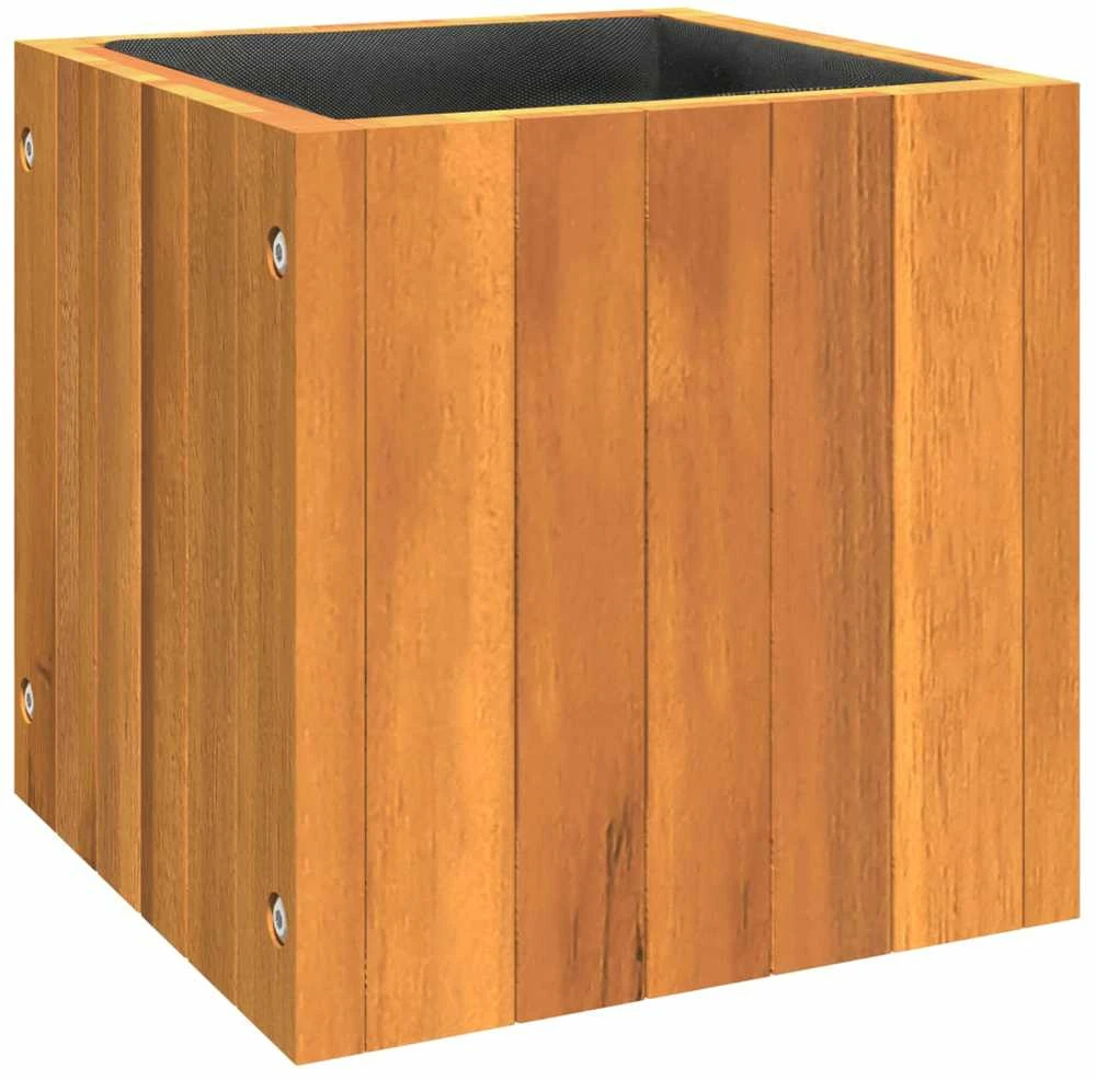 Sodo lovelis, 25x25x25cm, akacijos medienos masyvas