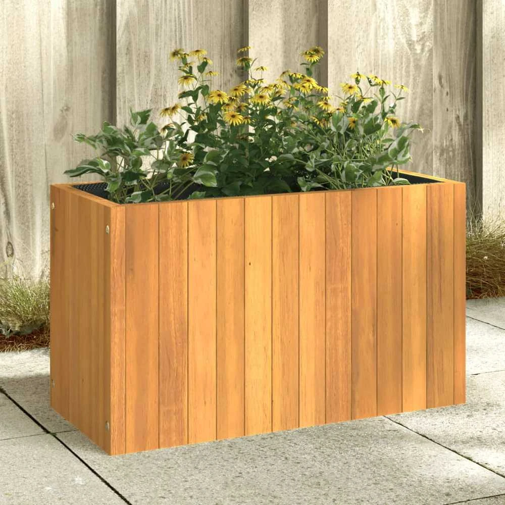 Sodo lovelis, 59x27,5x35cm, akacijos medienos masyvas