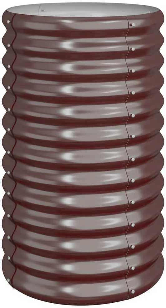 Sodo lovelis, rudas, 40x40x68cm, plienas