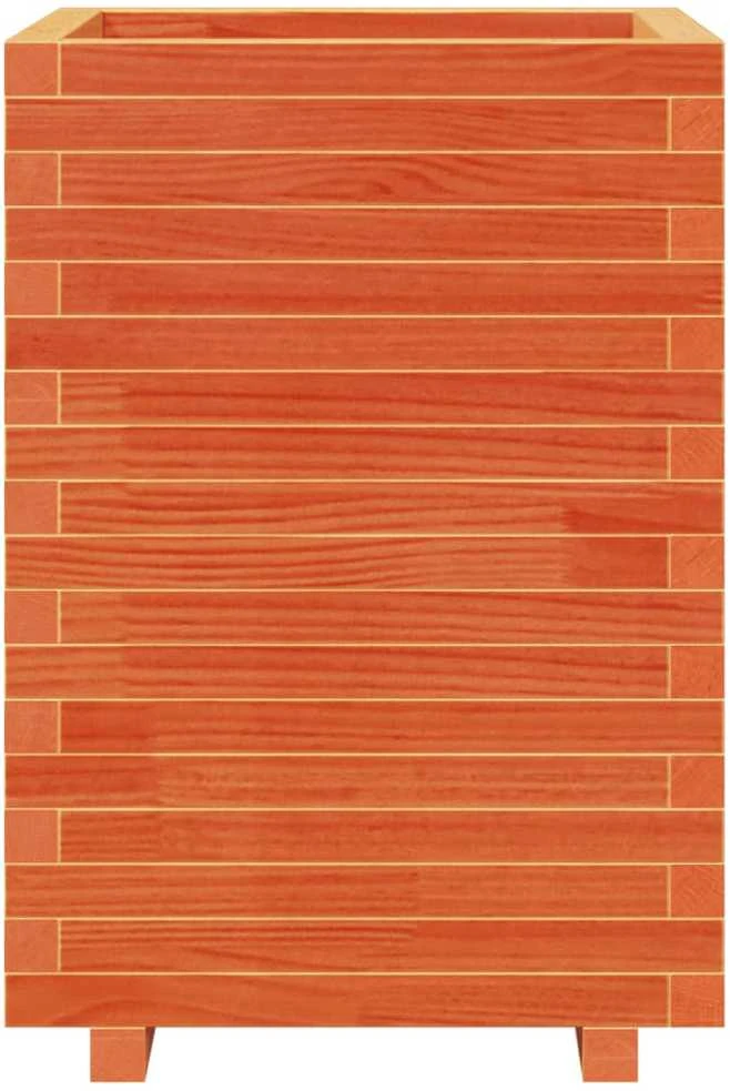 Sodo lovelis, vaško rudas, 50x50x72,5cm, pušies masyvas