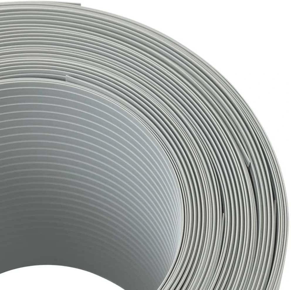 Sodo pertvaros, 10vnt., šviesiai pilkos, 252,5x19cm, PVC