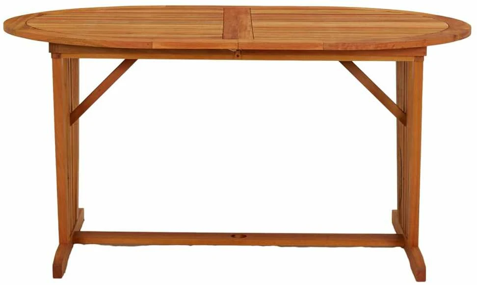 Sodo stalas, 200x100x75cm, eukalipto medienos masyvas